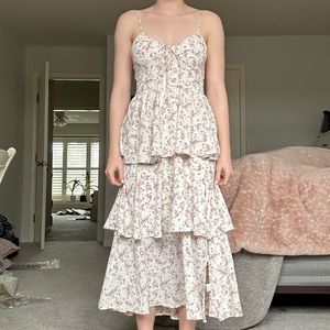 Altar’d State Astrid Floral Midi Dress - Size M